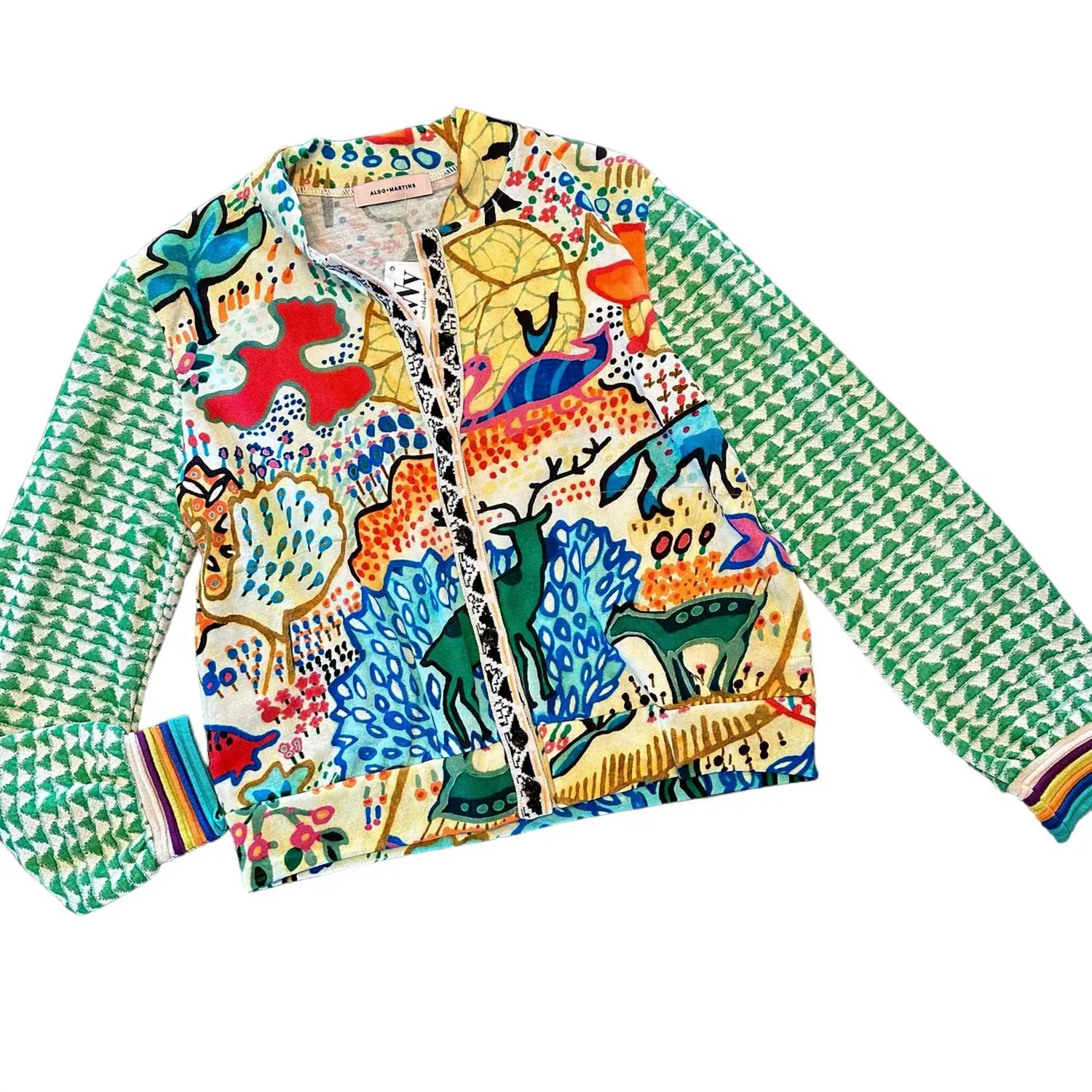 Aldo Martins - Kindu Mix Print Cardigan