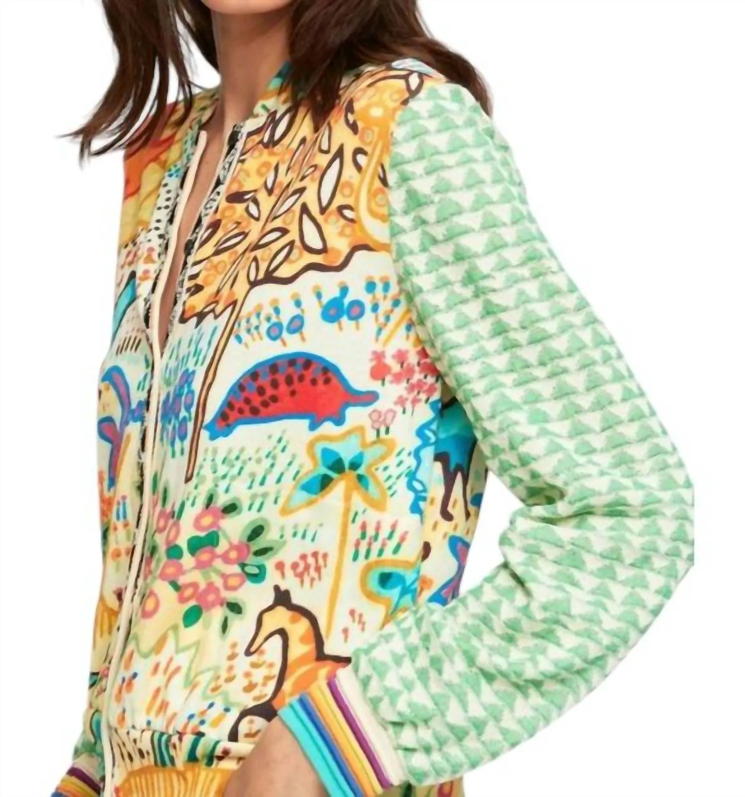 Aldo Martins - Kindu Mix Print Cardigan