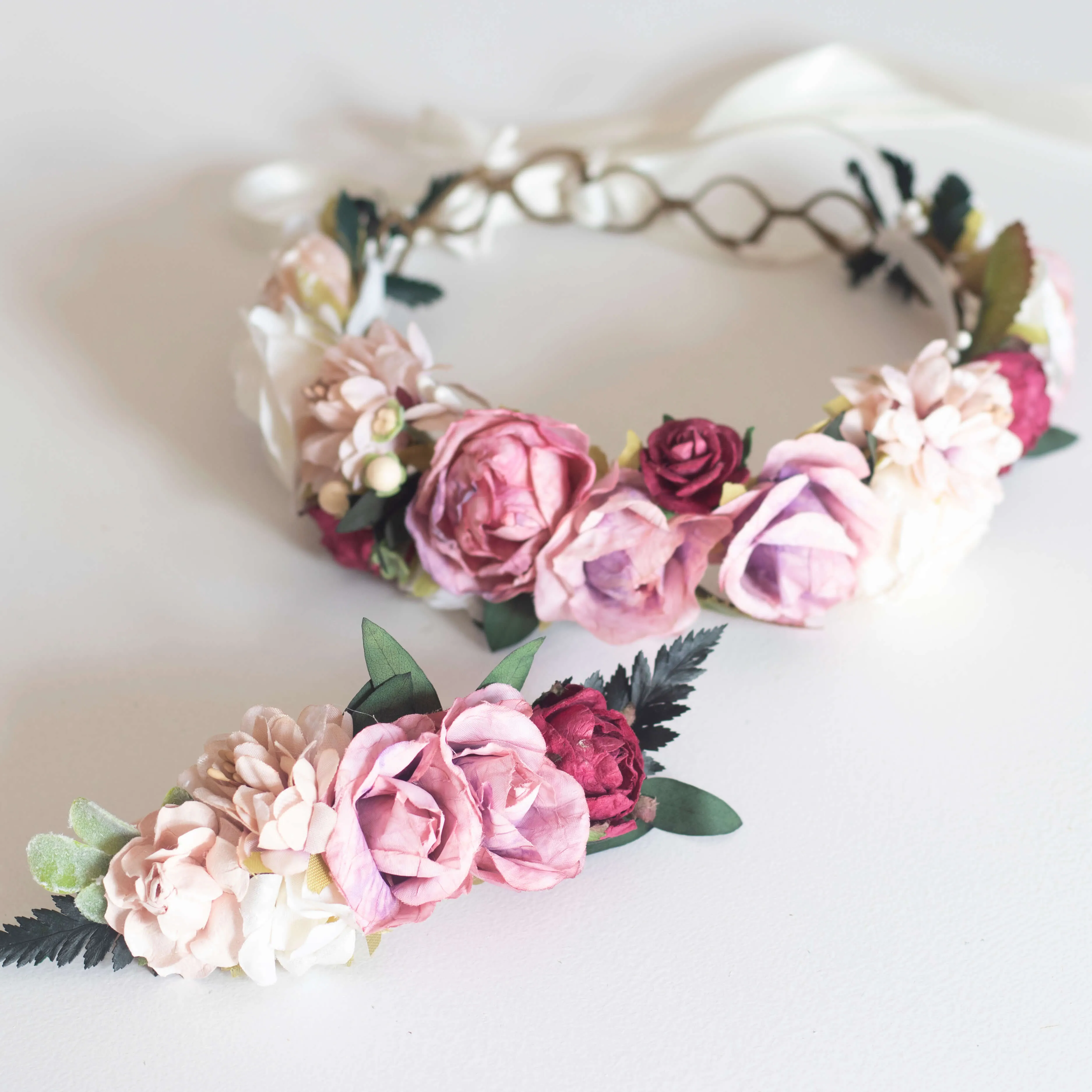 Audrey floral headband