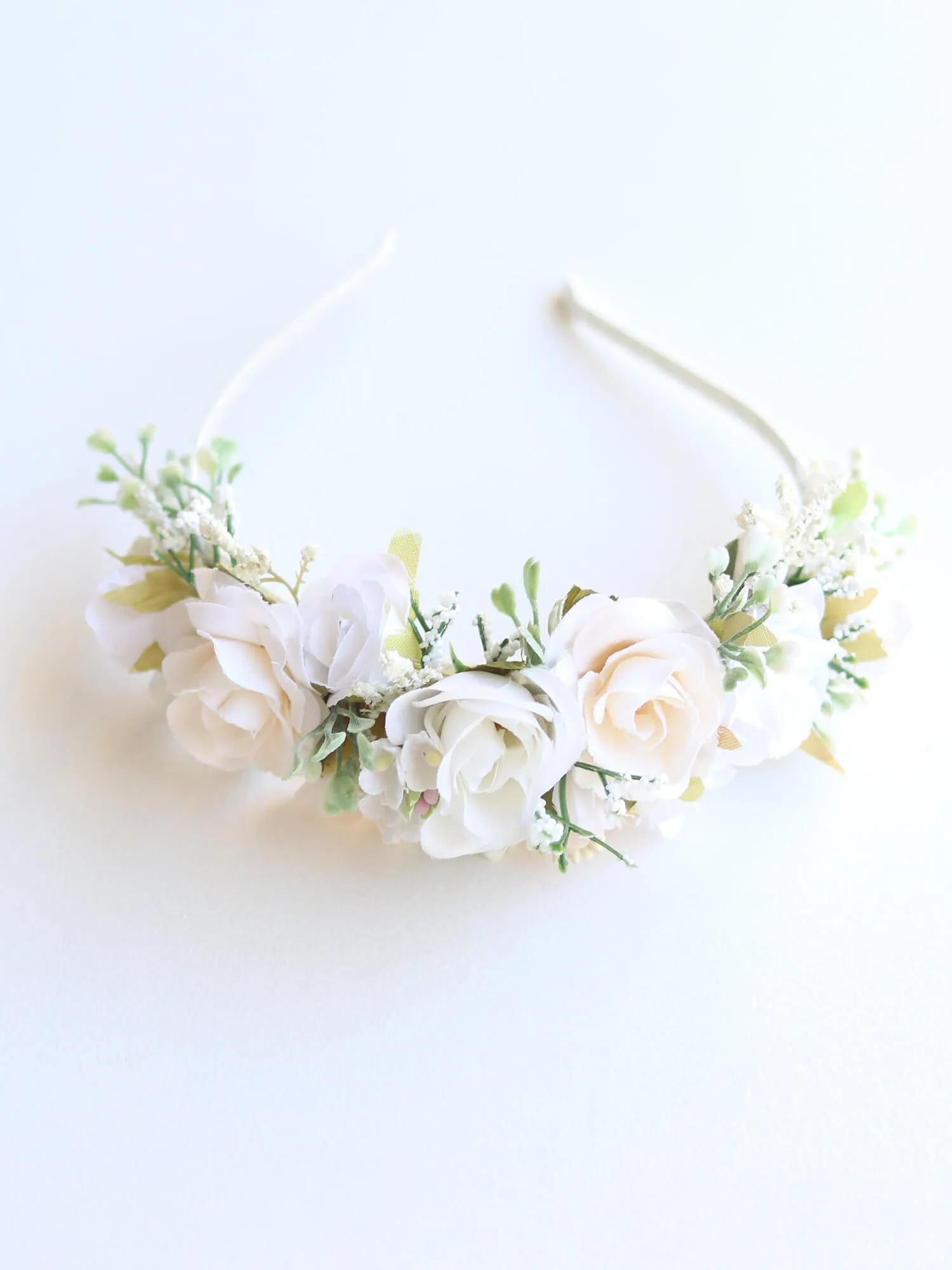Callie floral headband - ivory