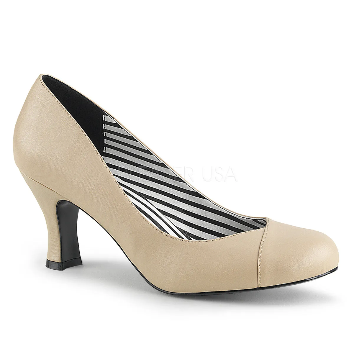 Closed Toe Pump with 3-inch Heel 3-colors PS-JENNA-01
