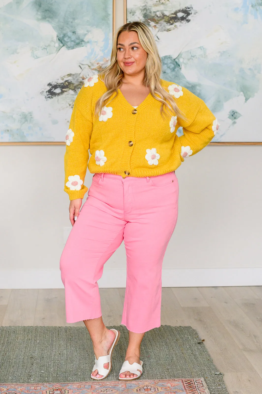 Daisy Gold Cardigan