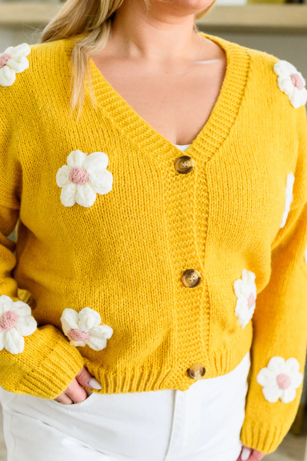 Daisy Gold Cardigan