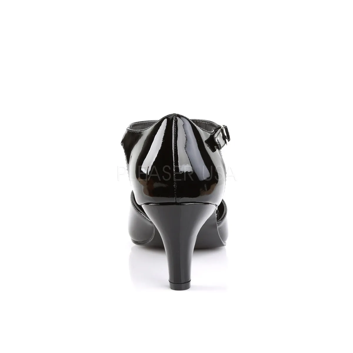 D'orsay T-Strap Pump Shoes with 3-inch Heel Divine-415