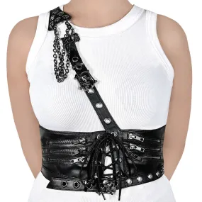 Faux Leather Waist Harness DA-105