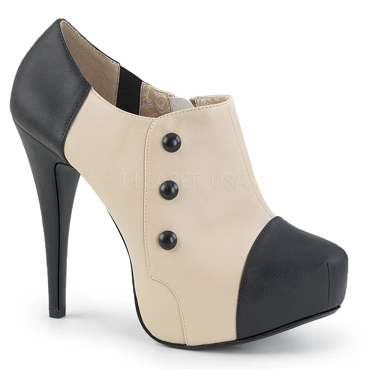 Platform 3-Button Ankle Boot with 5-inch Heel CHLOE-11