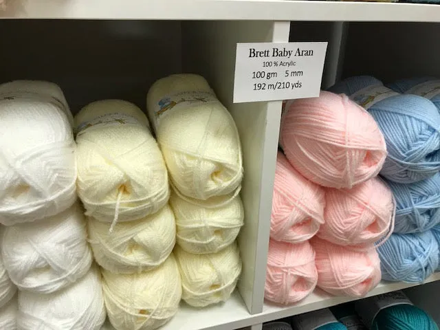 Super Soft Baby Aran by Brett Yarns,100% Acrylic, 100 gms (3.5 oz)