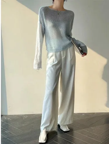 Urban Open Knit Mohair Blend Sweater by CK Designs